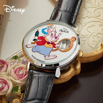 Disney Alice Imedemaal Valge Küülik Unisex Cartoon Kvarts Käekell Naistele Mees, Mõttetu Disain Lady Uus Kell