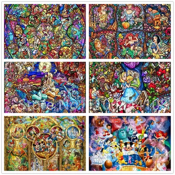 Disney Puzzle Cartoon Princess Miki Hiir 300/500/1000 Tükki Puzzles Täiskasvanud Lapsed, Haridus Mänguasjad, Käsitöö Mäng