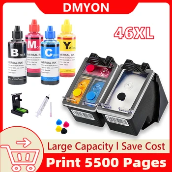 DMYON 46 XL-Kassetid Ühilduva Printeri Tint HP Deskjet 2020HC 2520HC 2025HC 2029 2529 4729 tindikassetid hp46 KW 46