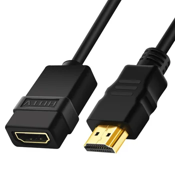 DUPILINK HDMI-ühilduvate pikendusjuhe Meeste ja Naiste HD 1.4 V HD Extender Adapter Kaabel 0,5 m 1m PS3 PC TV, Sülearvuti, Dataprojektor,