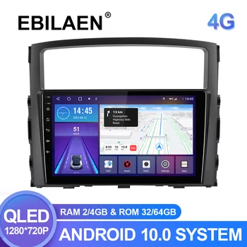 EBILAEN Auto Multimeedia Mängija Mitsubishi Pajero 4 V80 V90 2006-2014 Android 10.0 Autoradio GPS Navigation DSP IPS Headunit