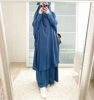 Eid Abaya Hijab Kleit Palve Rõivas Seelik Moslemi Komplekti Abayat Khimar Ramadan Abayas Naiste Pikk Rüü Islam Riided Niqab