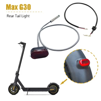 Electric Scooter Saba Kerge Hoiatus Lamp LED Tagumine Tuli Ninebot MAX G30