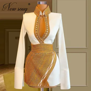 Elegantne Kaks Tükki Celebrity Kleidid Naistele Sobib Sünnipäeva Kleit 2022 Aafrika Lühike Kokteili Kleidid Vestidos De Fiesta