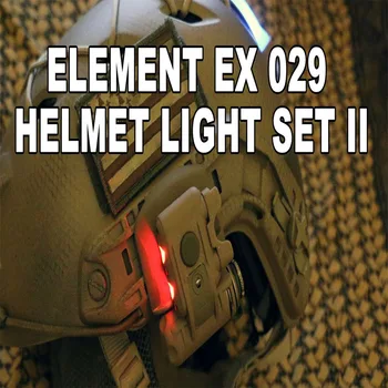 ELEMENT EX029 SF Kiiver Kerge Määrata GEN 2 Sõjalise Taktikalise Kerge Valge või Punane ja IR LED Taskulamp ( Kaks värvi)