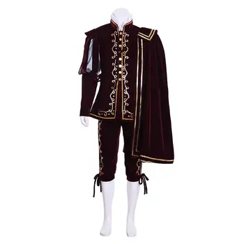 Elizabeth Tudor Cosplay Kostüüm Kuninganna Elizabeth Prints Kuningad Kostüüm (Ülikond) Varjatud Keskaja Meeste Kostüüm L921
