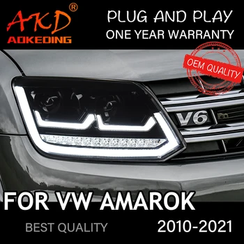 Esitulede Jaoks VW AMAROK 2010-2022 Auto автомобильные товары LED PÄEVATULED Hella 5 Xenon Objektiivi Hid H7 AMAROK Auto Tarvikud