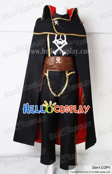 Galaxy Express 999 Cosplay Captain Harlock Kostüüm H008