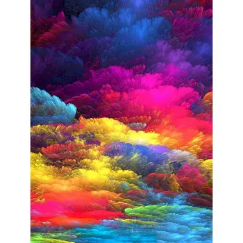 GATYZTORY 40x50cm Frameless värvimine poolt numbrid Värviline Taevas, Maastik, Lõuend pilte numbrid Kodu Kaunistamiseks Ainulaadne Kingitus