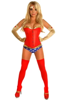 Halloween Täiskasvanud Ei Tea Superkangelane Cosplay Kostüümid Super Kangelane Naine Korsett Kostüüm