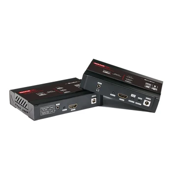 HDMI-KVM Extender 4K@30Hz Üle TCP IP toetada Gigabit PoE Võrgu Lüliti EDID ja 4 port USB 2.0 hub