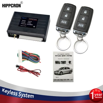 Hippcron Auto Kesk-Ukse Lukk Auto Võtmeta Sisenemise Süsteem Nuppu Start Stop Võtmehoidja Kesk-Kit Universaalne Auto 12V
