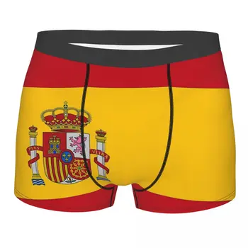 Hispaania Riigilipp Aluspüksid Breathbale Aluspüksid Meeste Aluspesu Prindi Lühikesed Püksid Boxer Püksikud