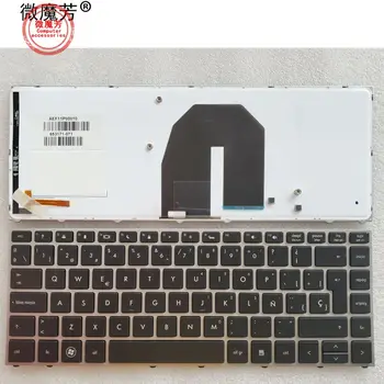 Hispaania SP Teclado Klaviatuur HP Probook 5330 5330M Sülearvuti Taustavalgustusega SP