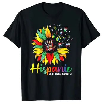 Hispanic Kultuuripärandi Kuu Naine Latino Riikide Lipu All T-Särk Riided Naistele Naine Tshirts