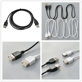 Hot müük Must USB 2.0 A Male Female Extension Cable High Speed USB Pikendus Laadimise Kaabel Juhe 1,5 M