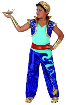 Hulgi - 2016 Uus Stiil Karneval Cosplay Kostüüm Pool Riided lastele Aladdin kostüümid superkangelane sinine värv