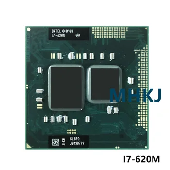 Intel Core i7-620M i7 620M SLBTQ SLBPD 2.6 GHz Dual-Core Quad-Lõng CPU Protsessor 4M 35W Socket G1 / rPGA988A