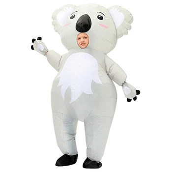 JYZCOS Täiskasvanud Lapsed Koala Täispuhutav Kostüüm kogu Keha, Lastel Poole Anime Kostüüm Koala Sünnipäeva Cosplay Kleit
