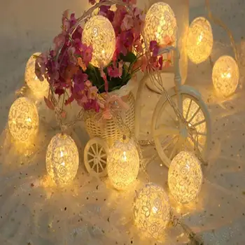 Jõulud dekoratiivne lamp LED pits palli lamp string aku laterna
