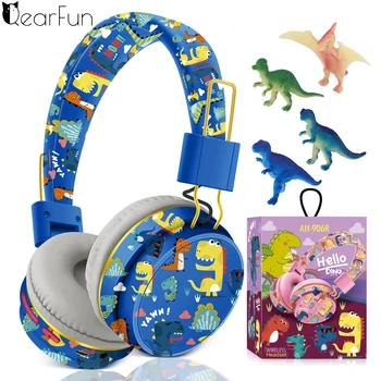 Jõulukingiks Lapsed Kõrvaklapid Dinosaurus Wirless Bluetooth Headset Stereo Muusika Kõrvaklapid, Telefoni Ipad Kasti Dinosaurus Mänguasi