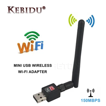 Kebidu 150Mbps Mini USB WiFi LAN Adapter MT7601 WiFi Traadita USB-Adapter 150M LAN Võrgu Kaart