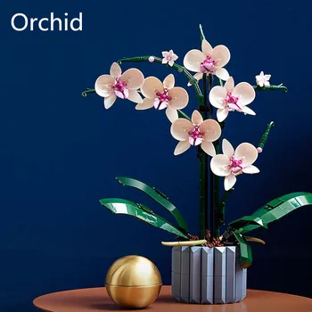 KES Orhidee ehitusplokid 10311 Kimp Bonsai Taime Tellised Romantiline Kodu Kaunistamiseks DIY Sõbrad Tellised Mänguasjad Lastele Kingitused
