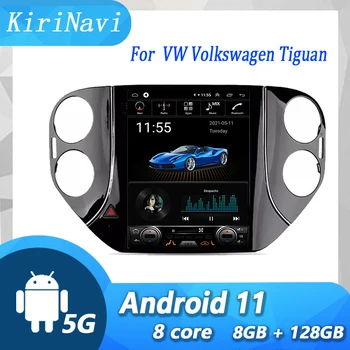 KiriNavi Vertikaalne Ekraani VW Volkswagen Tiguan 2010-2016 Android 11 autoraadio Auto DVD Mängija GPS Navigation 4G Stereo, video
