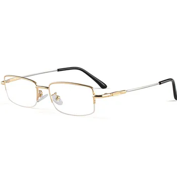 Klassikaline metallist Viimistletud lühinägevus prillid meeste või naiste Lühinägelik Prillid retsepti prillid kraadi -0.50, et -8.00