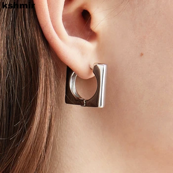  kshmir Naiste kõrvarõngad lihtne disain kõrvarõngad lukk square kõrvarõngad ehted aksessuaarid kingitused