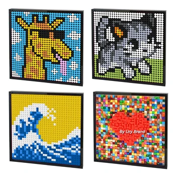Käsitöö Pixel Art 32 × 32 Punkti DIY Maali Peace Kassi Raami Tuba Dekoratiivsed Mosaiik, Mille alustalad Assamblee Mänguasja Komplekt Lastele