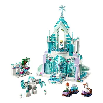 Külmutatud Snow World Series, Et Elsa on Maagiline Ice Castle Komplekt tüdrukutele Hoone Plokid, Tellised Mänguasjad Tüdruk sõber 41148 Jõulud kingitus