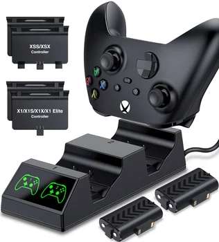 Laadimise Dock Station Xbox Seires X/Xbox-Seeria S Kontroller Laadija Xbox Üks/Xbox Üks X - /S/Elite 2tk Patareid