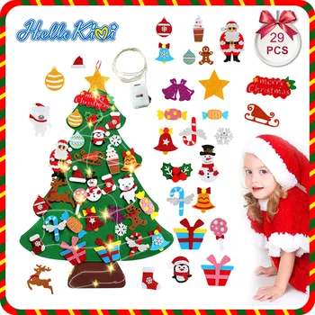 Lapsed DIY Tundsin Jõulupuu Häid Jõule Kaunistused Koju 2022 Jõulud Kaunistused Navidad 2023 Uue Aasta Kingitused Xmas Tree