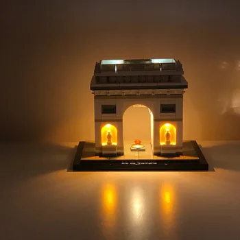 LED Light Kit For 21036 Arhitektuur Seeria Arc de Triomphe DIY Mänguasjade Komplekt (Ei sisalda ehitusplokid)