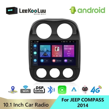 LeeKooLuu Android Autoradio 2 Din Auto Raadio GPS Navigation 10.1