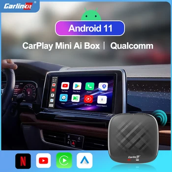 LoadKey & Carlinkit 4 Ai Kasti Andoroid 11 Traadita CarPlay Android Auto Netflix YouTube ' i IPTV Smart Tv Box 4G LTE GPS 98% Auto