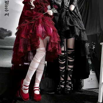Lolita Sidemega Üle Põlve Crystal Risti Rihm Sokid Naine Jk Vasikas Klaas Siidist Sukad Lolita Õhuke Korea, Jaapan