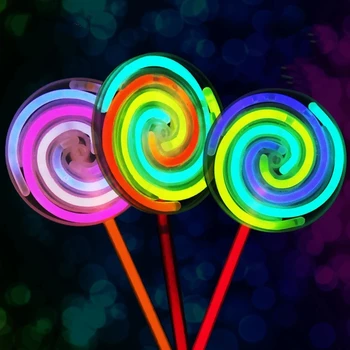 Lollipop Glow Stick Fidget Vurr Kids Mänguasi Pulmad Kingitused Külalistele Pool Soosib Laste Sünnipäeva-Ja Jõulupidu Kingitused, Mänguasjad