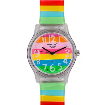 Luksus brändi NAZEYT naiste mees, moe ja vabaaja rainbow värvi käekellad lastele silikoon veekindel kellad Xmas kingitus vaadata