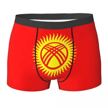 Meeste Aluspüksid Kõrgõzstan Lipu Kyrgyzstanis Riik Bokserid Polüestrist Aluspüksid Poistele Mees Suured