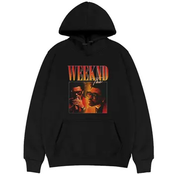 Mehed, Hupparit The Weeknd Classic 2.0 90s Vintage Meeste ja Naiste Kapuutsiga Dressipluus Pullover Naiste Hip-Hop Streetwear Y2k Riided