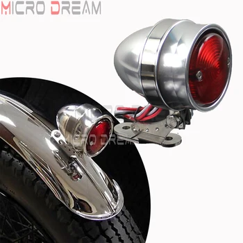 Mootorratta Brat Stiilis LED tagatuled Vintage Taga Stop Lamp Harley Cafe Racer Chopper Bobber Taillight numbrimärk Valgus