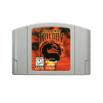 Mortal Kombat Trilogy 64 Bit Games 64 inglise NTSC Mängu Kaart