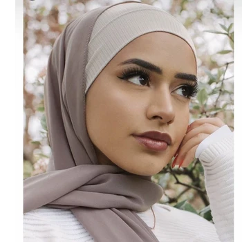 Moslemi Naiste Mood Soonilised Sisemine Hijab Mütsid Islami Underscarf Müts Müts Naiste Stretch Peapael Toru Kork Turbante Mujer