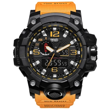 Multi-Funktsionaalne Veekindel Meeste Quartz Watch Väljas Sport Dual-Display löögikindlad Digital Watch Helendav Vaata Poiss