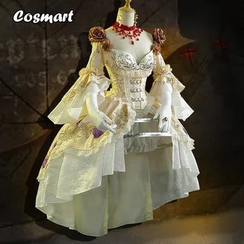 Mäng Identiteedi V Mrs. Punane Madame Punane Veri Pidu Marie Palace Mängu Kleit Elegantne Cosplay Kostüüm Halloween Ülikond Naiste Riided