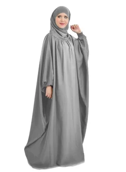 Naiste Moslemi Palves Kleit Ramadan Pikk Jilbab Hijab Kleit Islami Riided Eid Khimar Palve Vest Kapuutsiga Rüü Burka Niqab