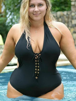 Naiste Sexy Black Ühes Tükis Ujumistrikoo Lõigatud Disain Bikini Supelpüksid Monokini Ujumine Õõnes trikoo Suurus M-4XL
