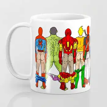 Naljakas Superkangelane Keraamiline Kohvi Kruus Homel Tee Piim Tassi Sõbrad Sünnipäeva Kingitus